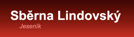 Sběrna Lindovský Jeseník url:http://www.sbernalindovsky.cz